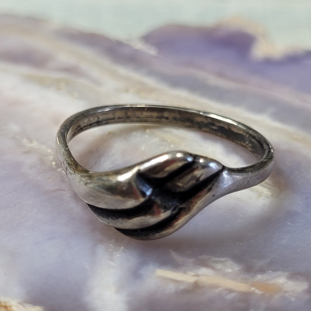 Silver Wave Ring. - image 2